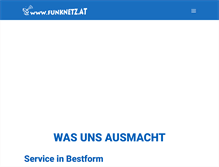 Tablet Screenshot of funknetz.at